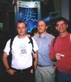 A photo of (L to R) Piers, me and Peter