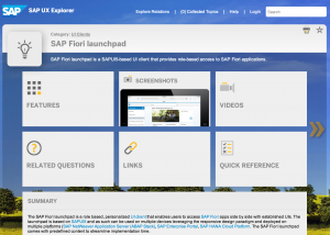 SAP UX Explorer
