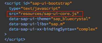 UI5 bootstrap with relative reference to resources