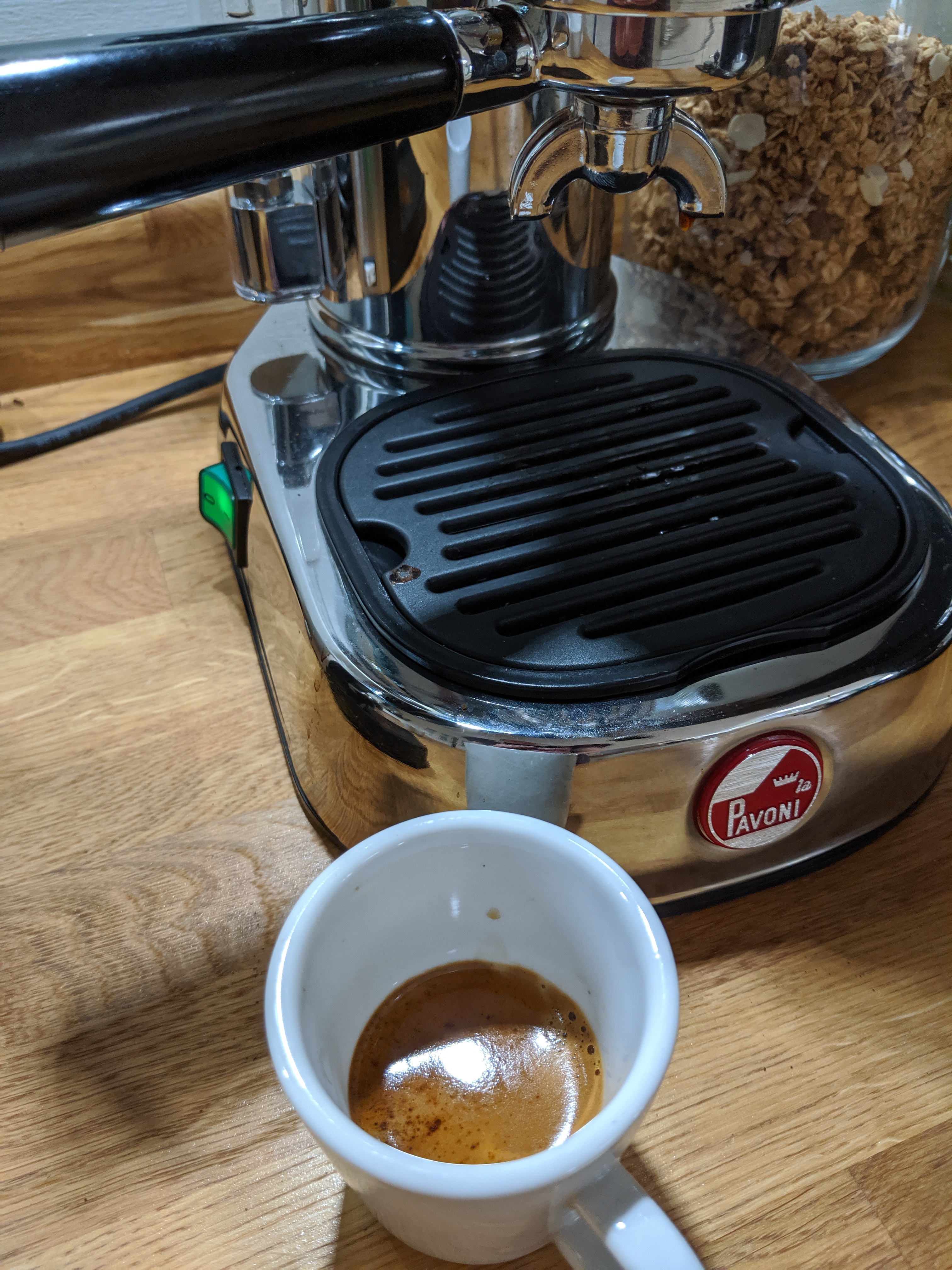 La Pavoni and espresso cup