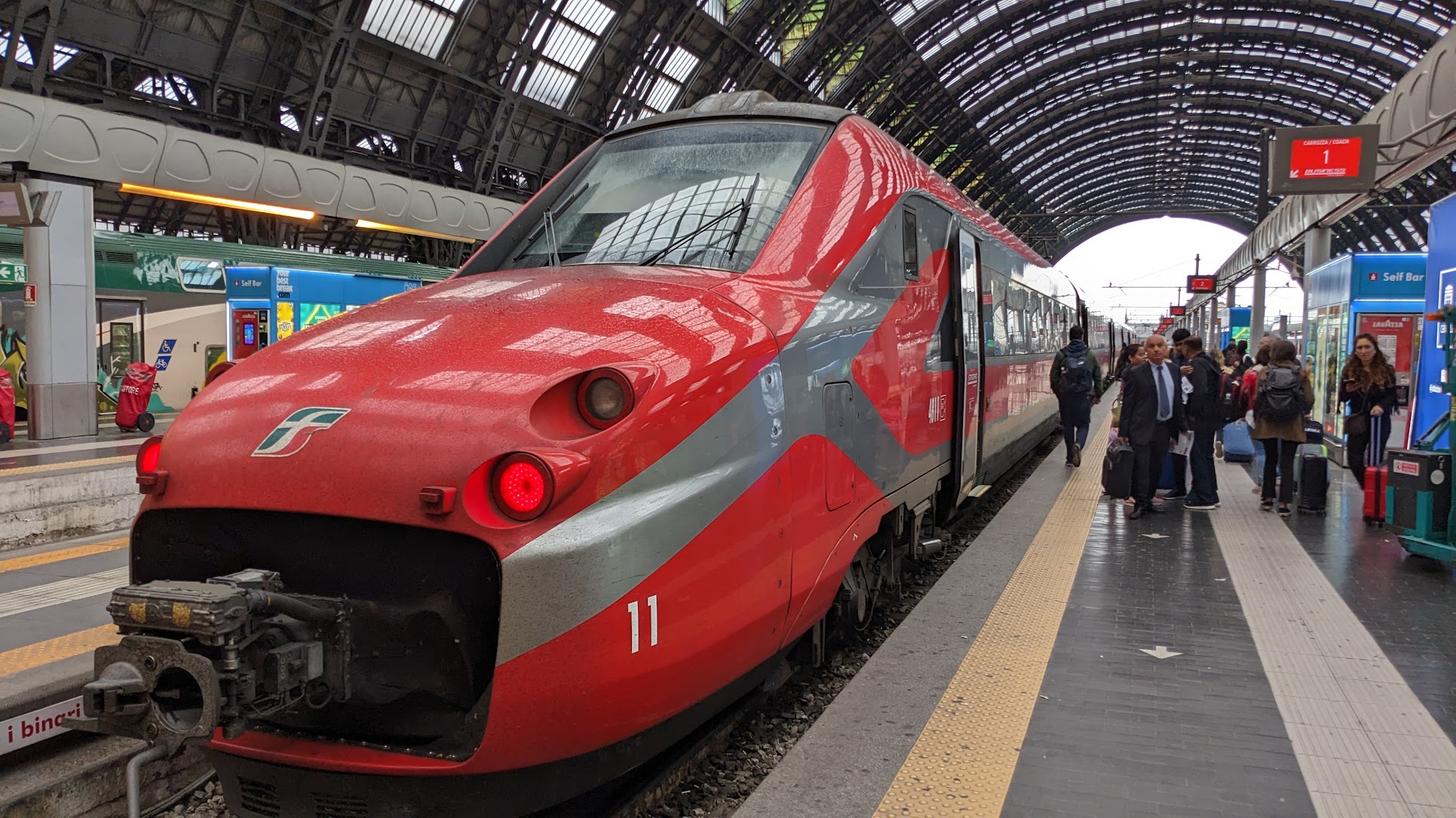 Train from Milano to Trieste