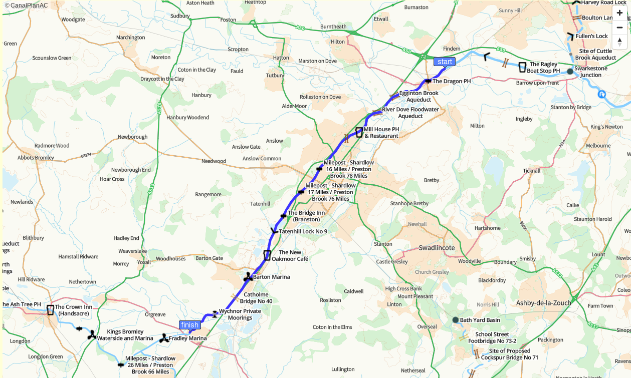 CanalPlanAC trip map