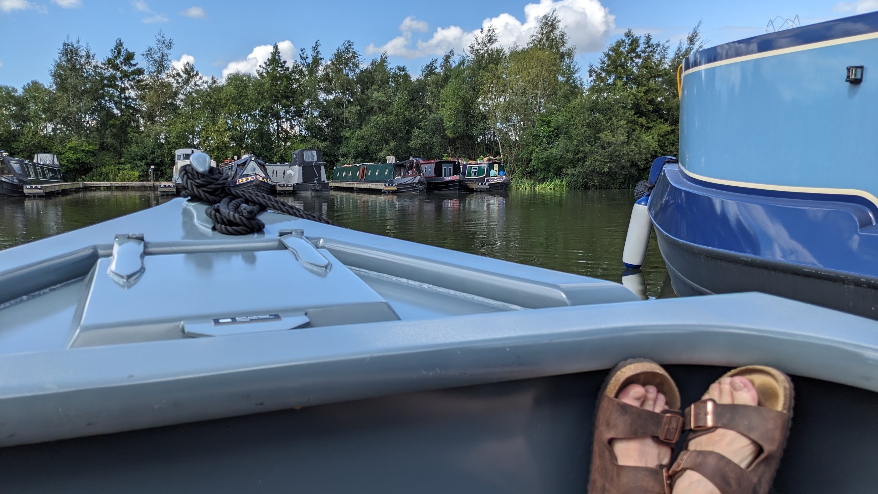 Relaxing in the welldeck