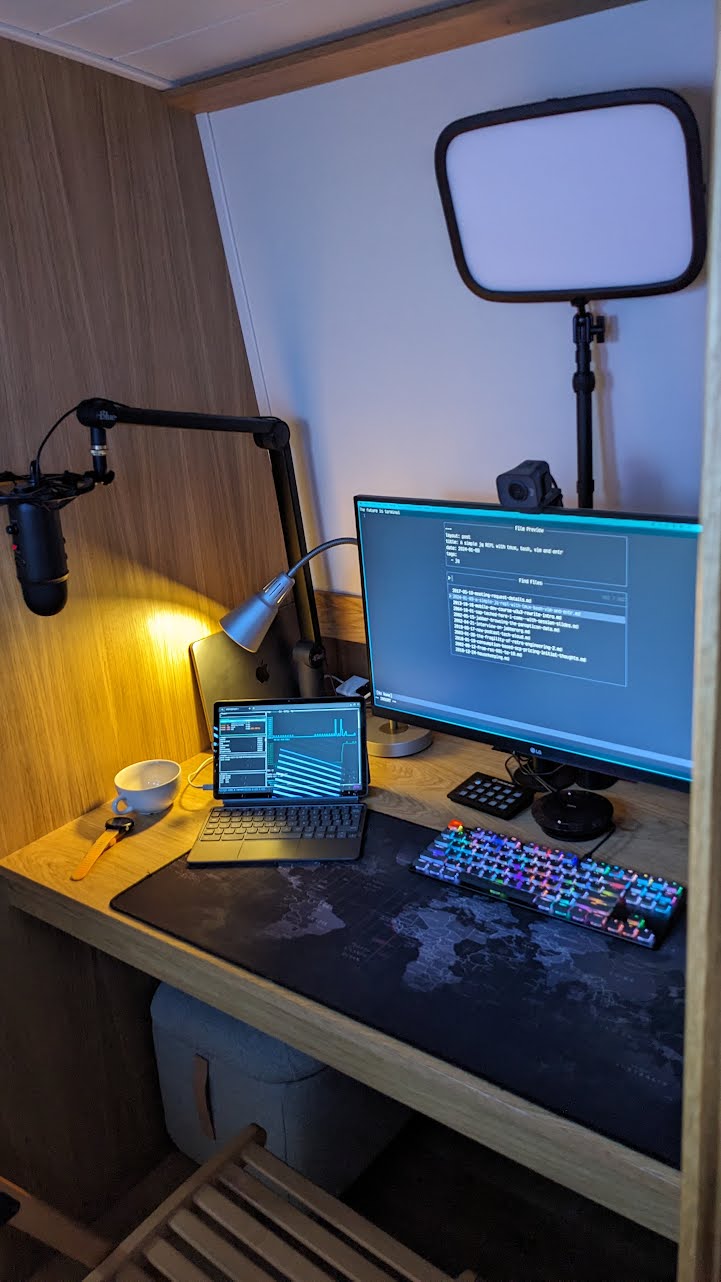 current desk setup